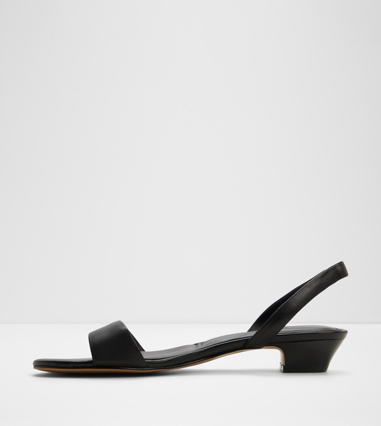 HALOBREREL Open Toe Low Block Heel Sandals