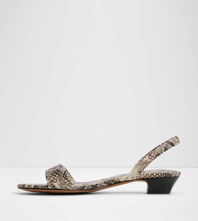 HALOBREREL Open Toe Low Block Heel Sandals