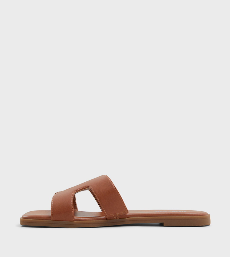 Call it Spring  Flat Sandals - Tan Flat Sandals