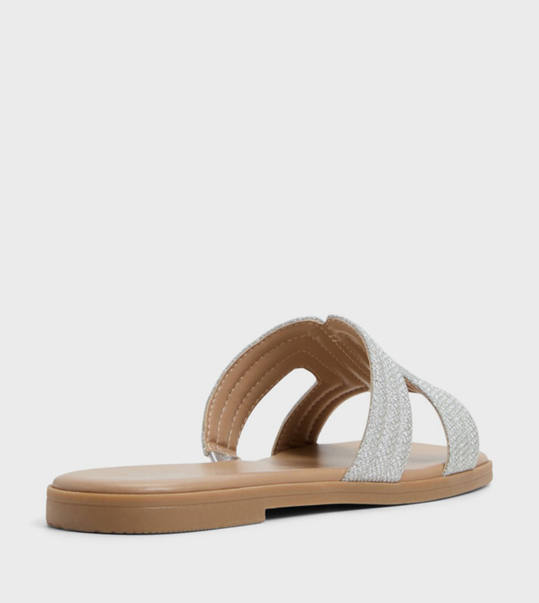 HAYLEE Embellished Flat Sandals