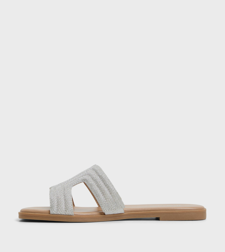 HAYLEE Embellished Flat Sandals