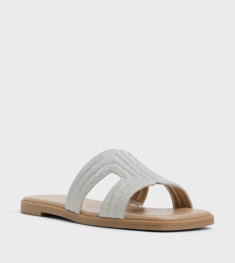 HAYLEE Embellished Flat Sandals