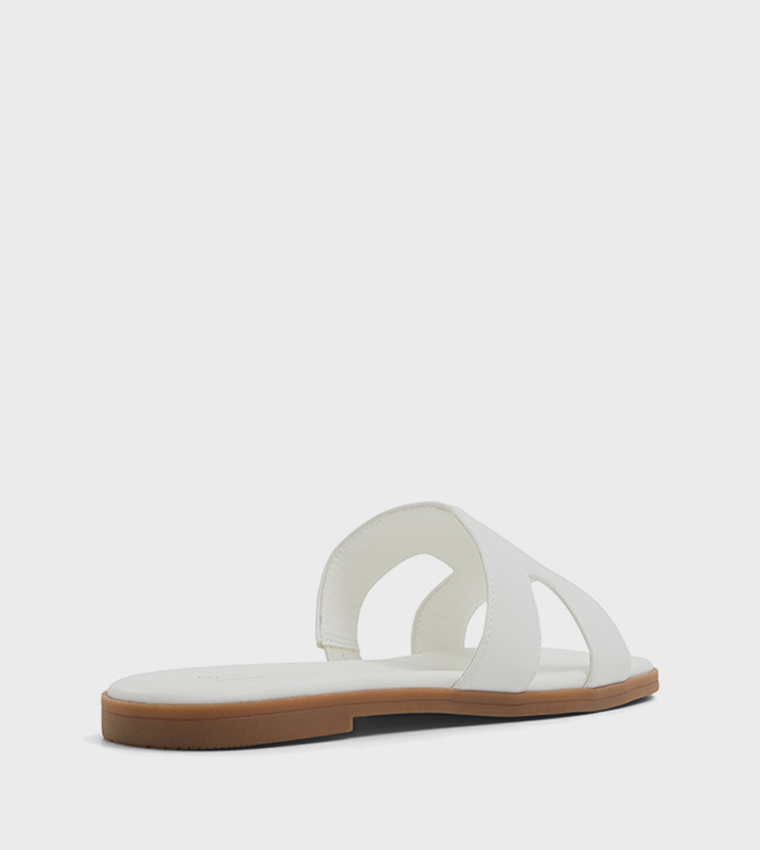 Call it Spring  Flat Sandals - White Flat Sandals