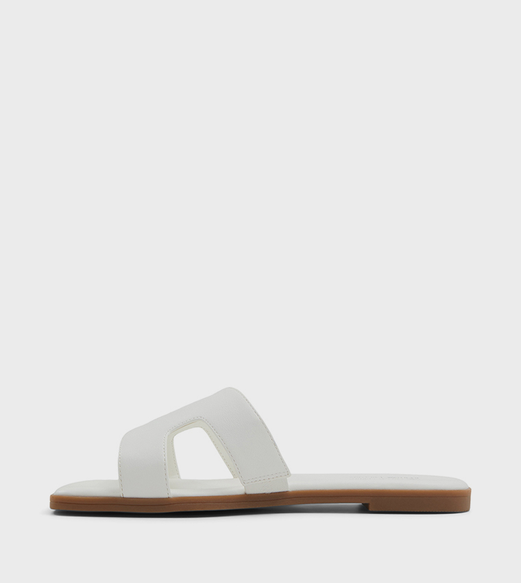 Call it Spring  Flat Sandals - White Flat Sandals