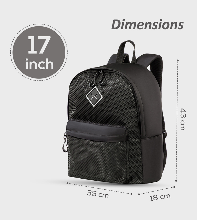 حقيبة ظهر بشعار 17 بوصة  