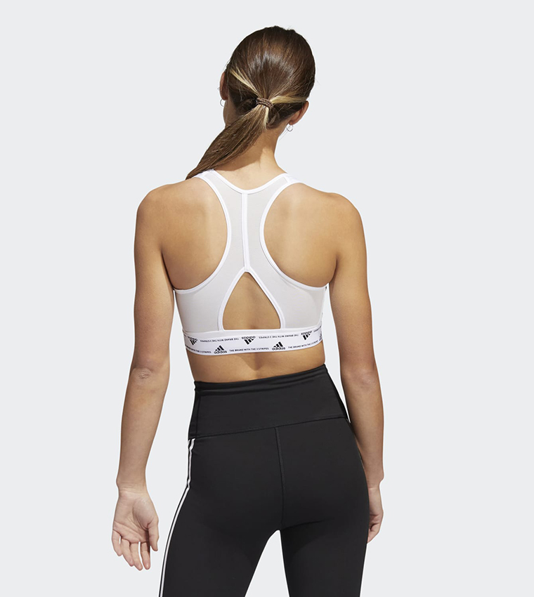 Powerreact Medium Support 3-Stripes Sports Bra