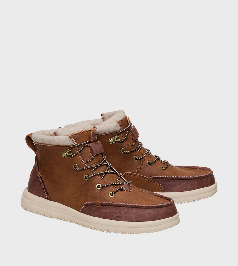 BRADLEY Classic Tumbled Lace-Up Boots