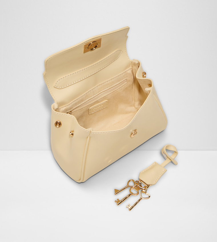 HEARTKEEPER Solid Flap Top Handle Bag