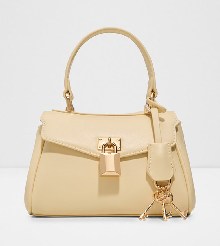 HEARTKEEPER Solid Flap Top Handle Bag