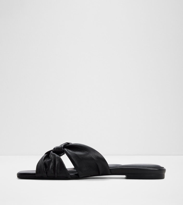 HENRIELLE-IN Open Toe Flat Sandals