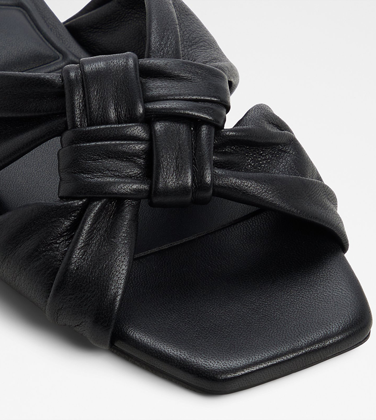 HENRIELLE-IN Open Toe Flat Sandals