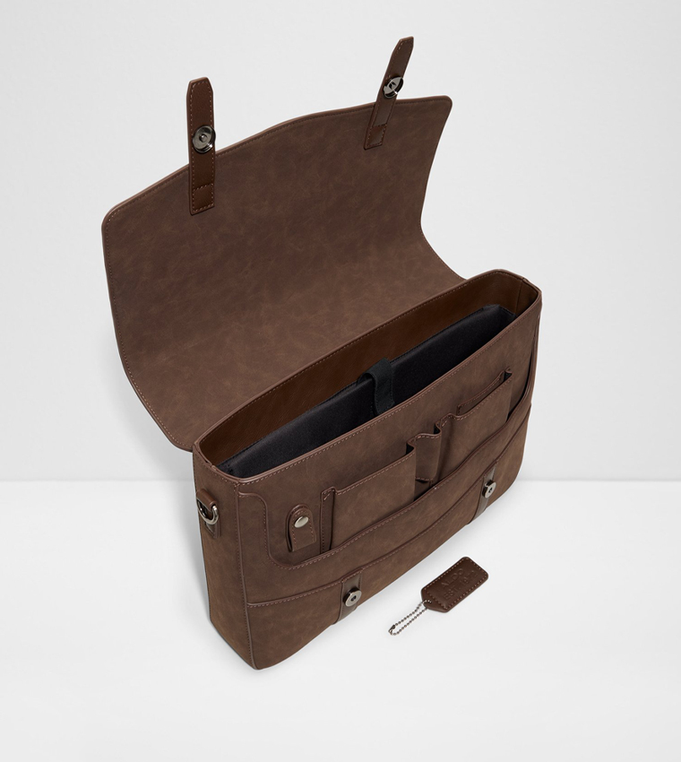 HILDEBRAD Textured Flap Laptop Bag