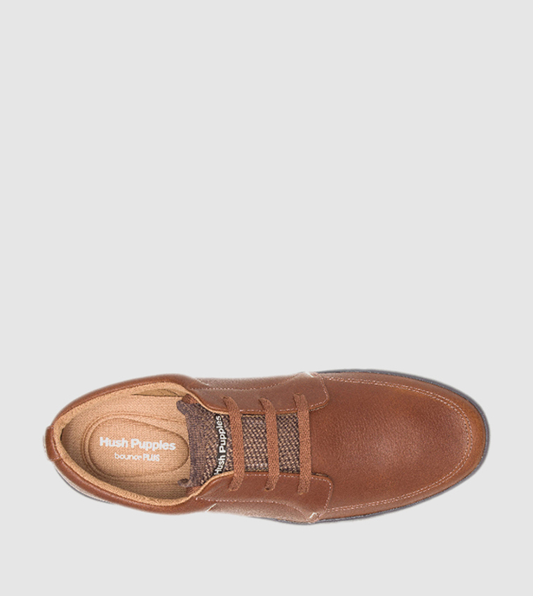 Hush Puppies  Low Top - Brown Casual Lace up