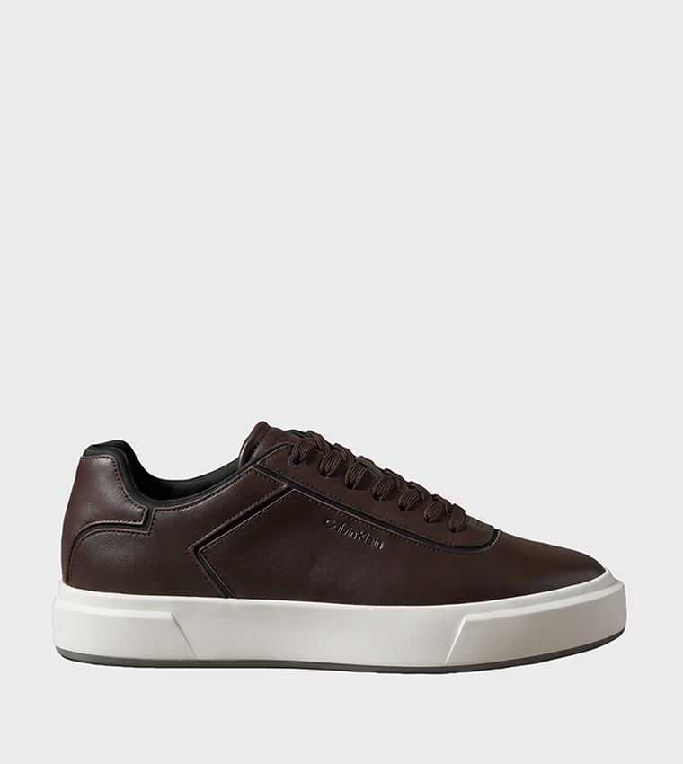 Solid Lace Up Low Top Sneakers