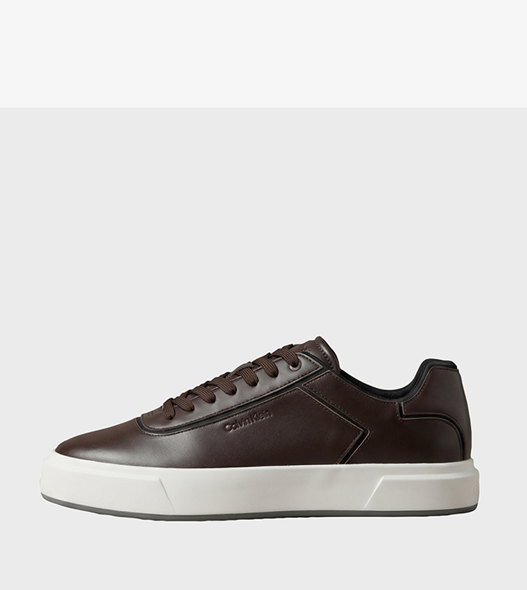 Solid Lace Up Low Top Sneakers