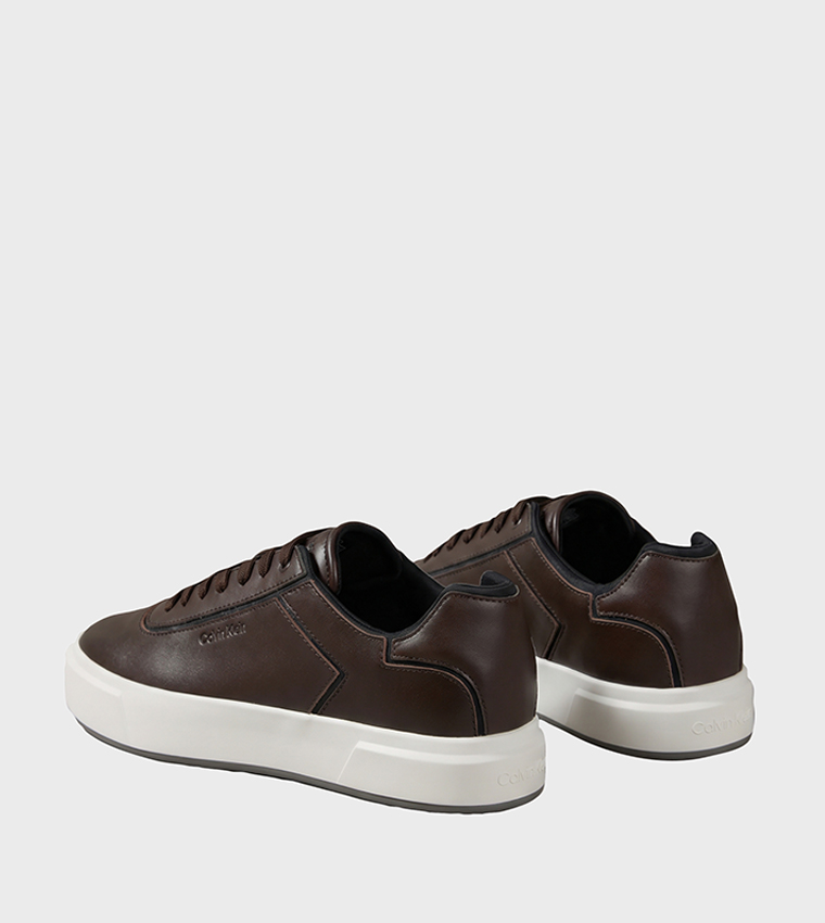 Solid Lace Up Low Top Sneakers