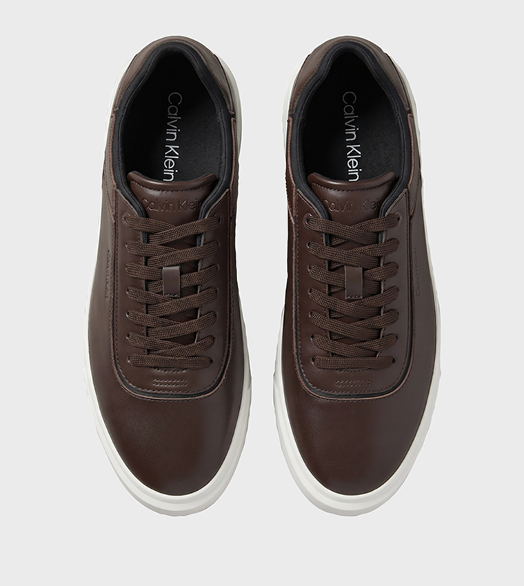 Solid Lace Up Low Top Sneakers