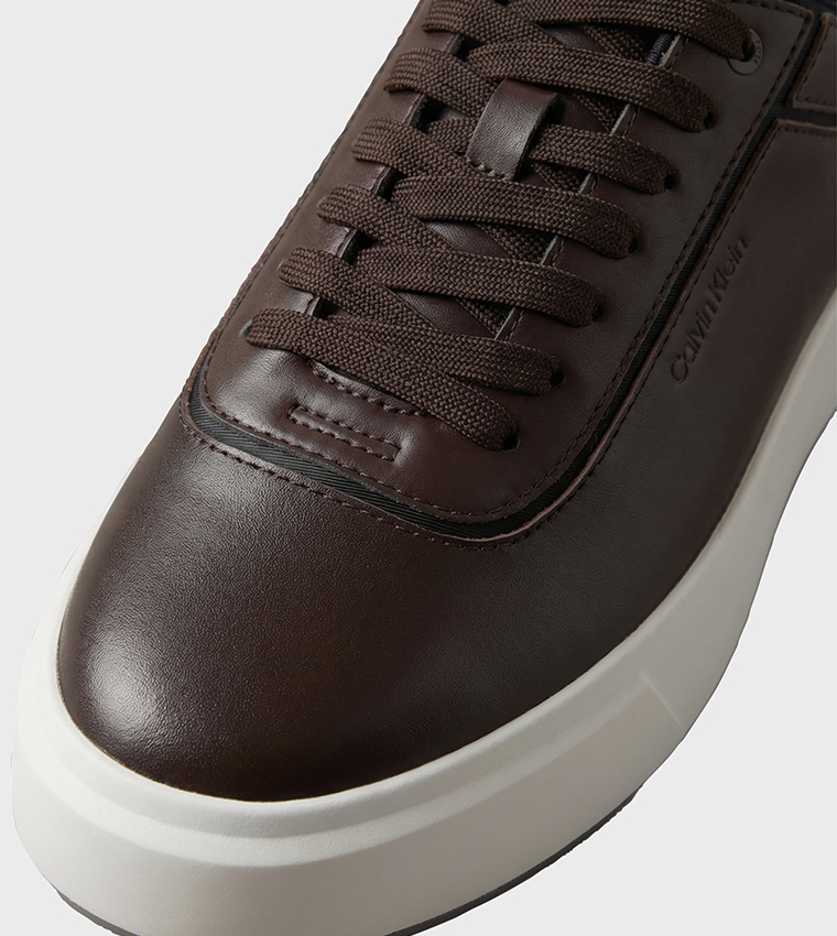 Solid Lace Up Low Top Sneakers