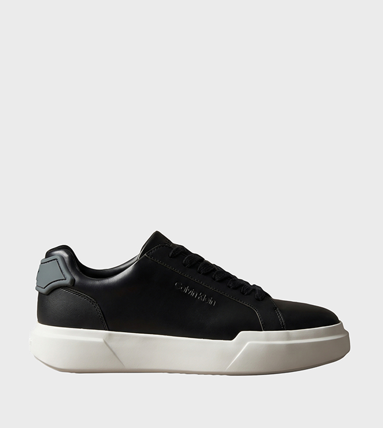 Solid Lace Up Low Top Sneakers