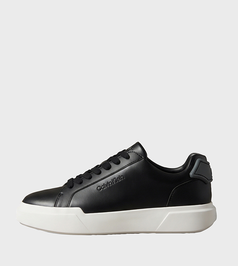 Solid Lace Up Low Top Sneakers