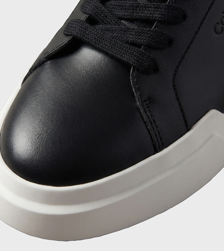 Solid Lace Up Low Top Sneakers