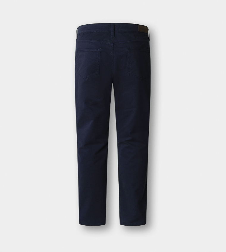 Solid Slim Fit Chinos