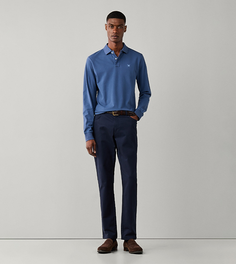 Solid Slim Fit Chinos