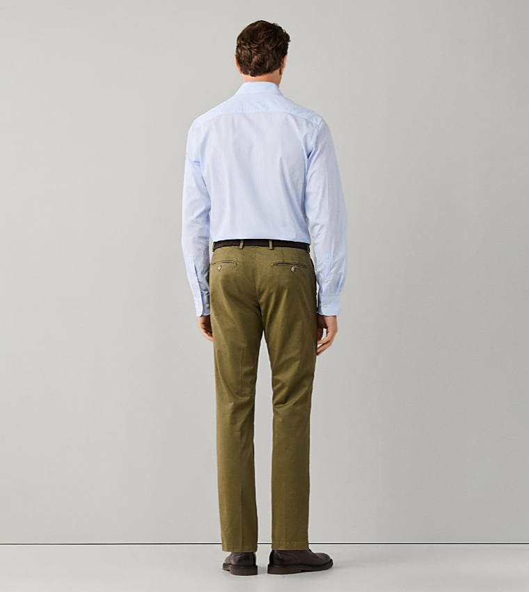 Solid Slim Fit Chinos
