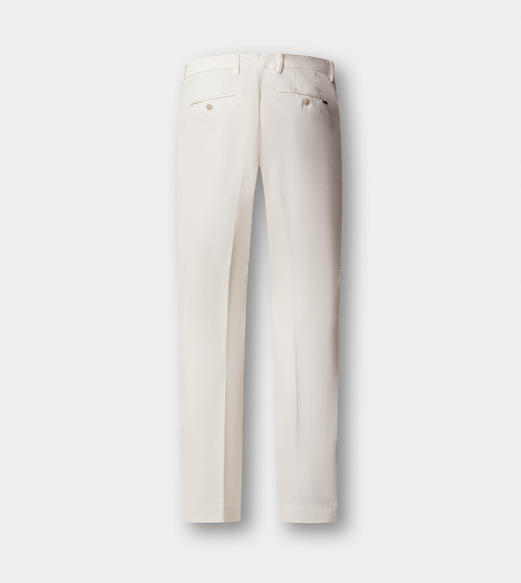 Solid Slim Fit Chinos