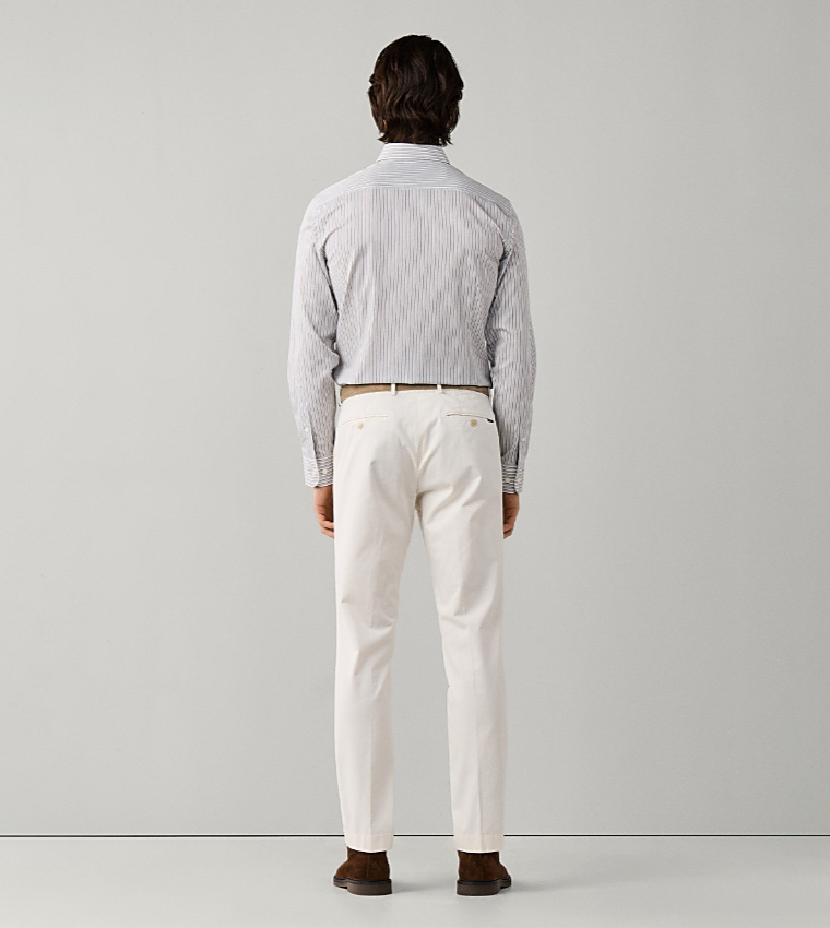 Solid Slim Fit Chinos