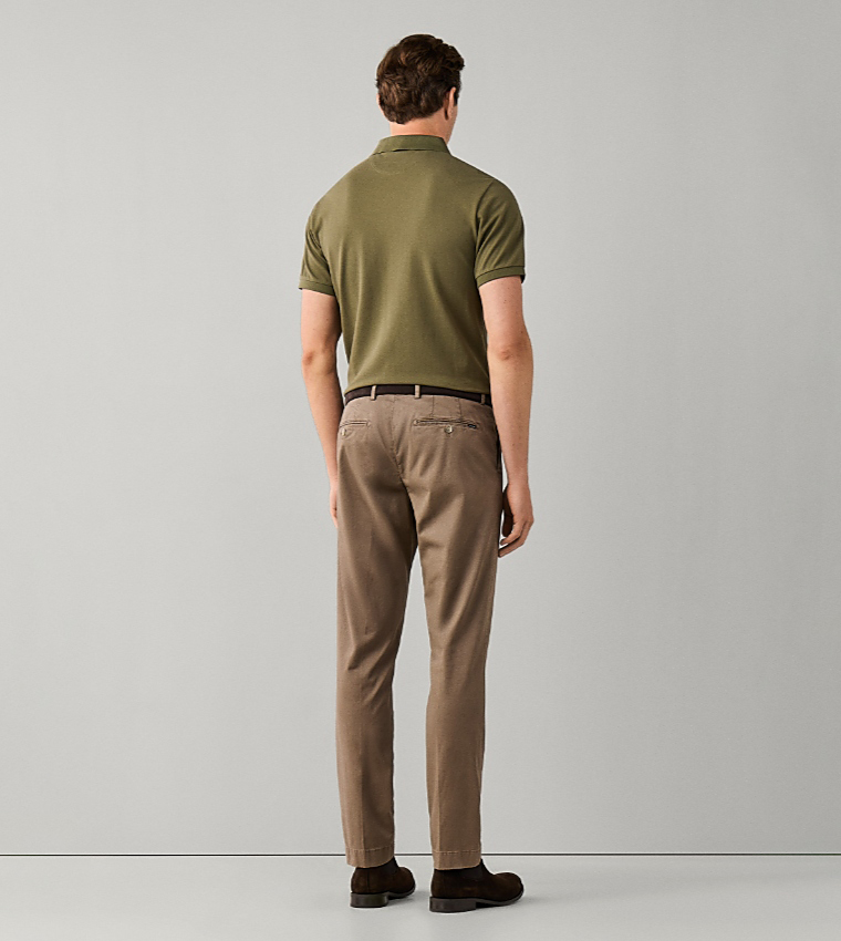 Solid Slim Fit Chinos