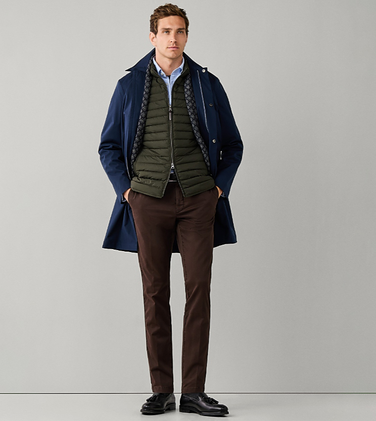 Solid Slim Fit Chinos
