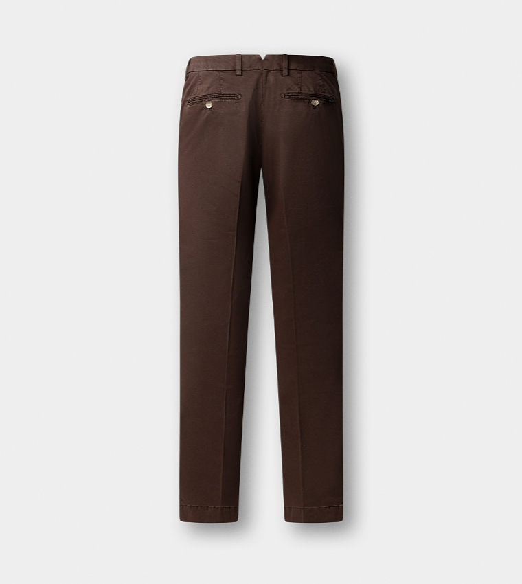Solid Slim Fit Chinos