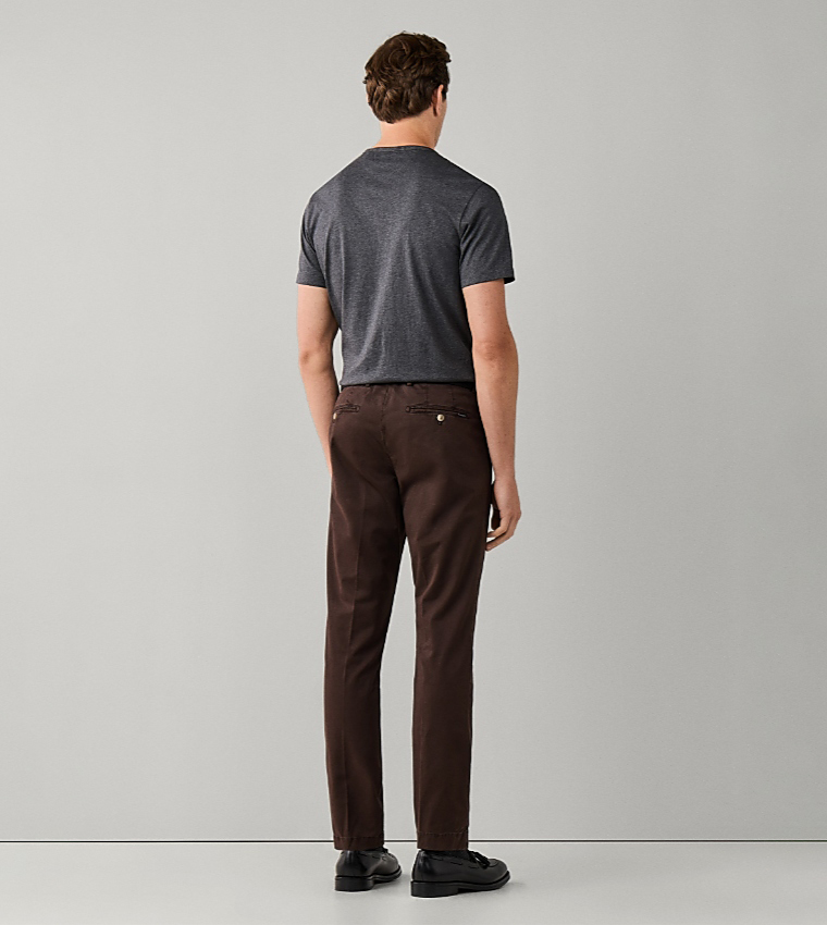 Solid Slim Fit Chinos