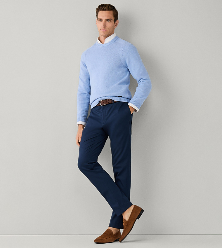 Solid Slim Fit Chinos