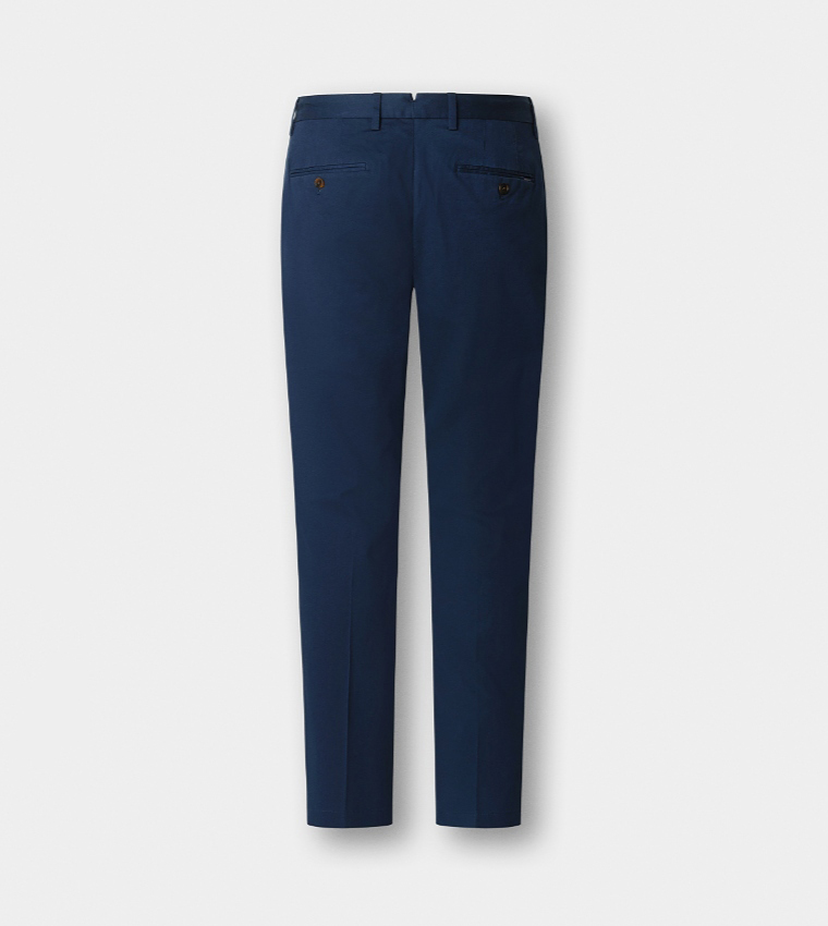 Solid Slim Fit Chinos