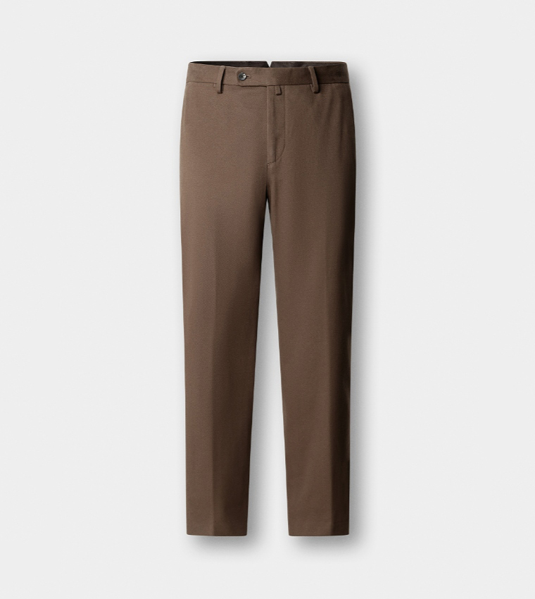 Solid Slim Fit Chinos