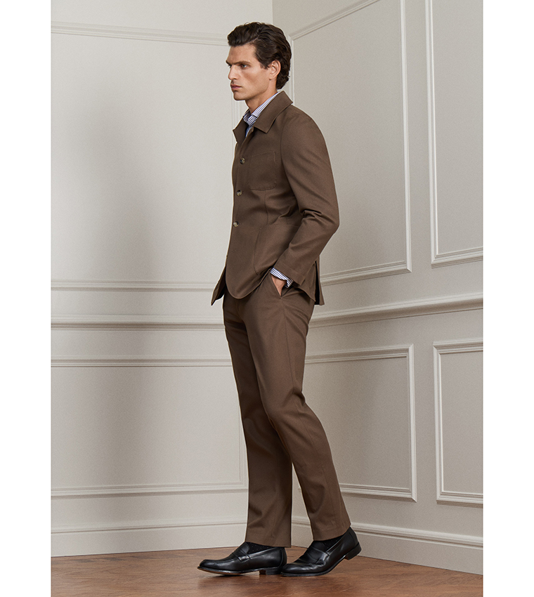 Solid Slim Fit Chinos