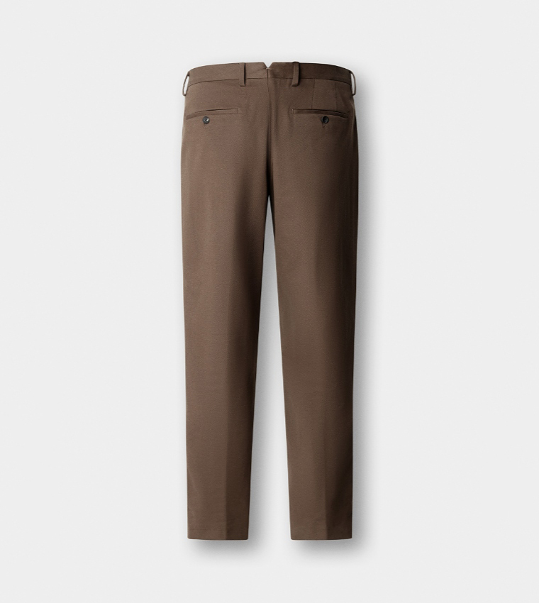 Solid Slim Fit Chinos