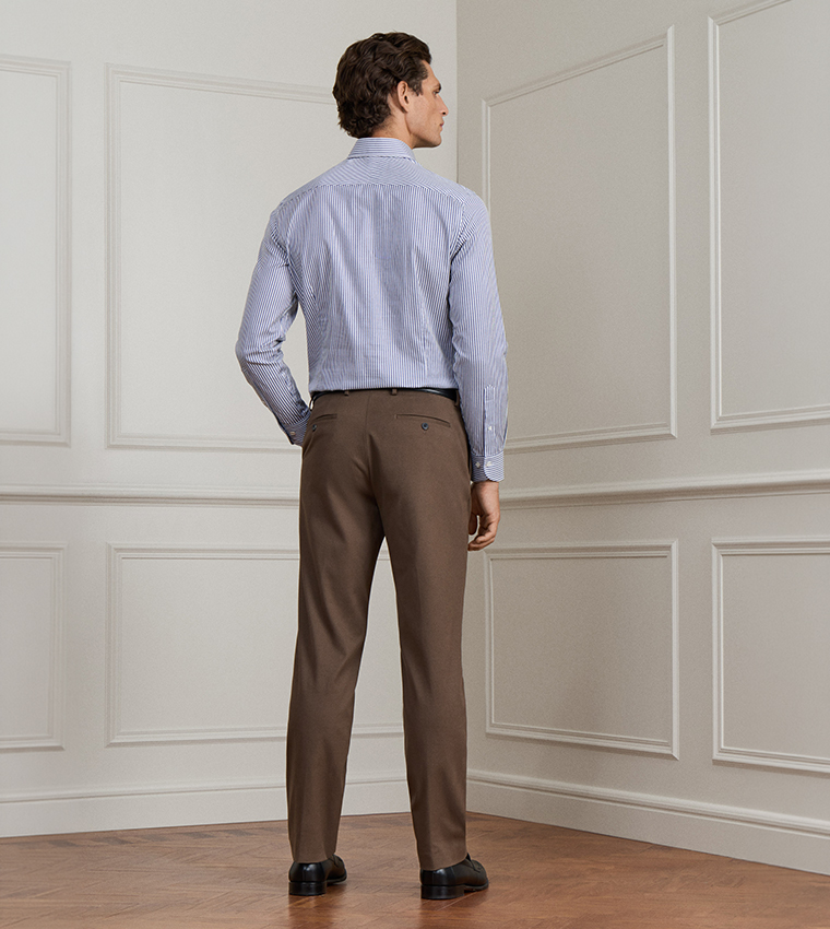 Solid Slim Fit Chinos