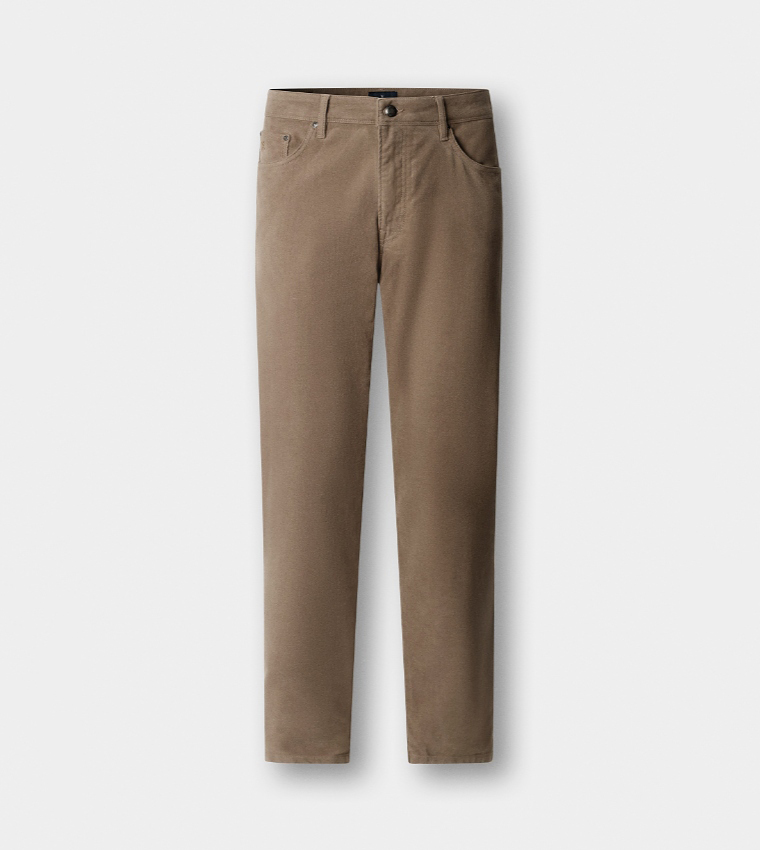 Solid Slim Fit Chinos