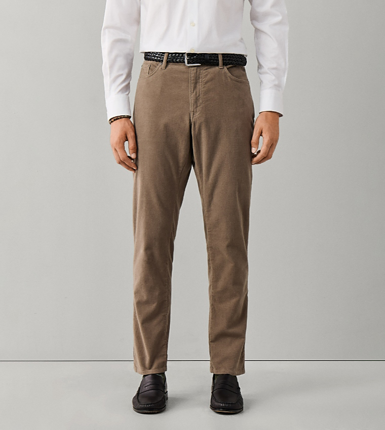 Solid Slim Fit Chinos