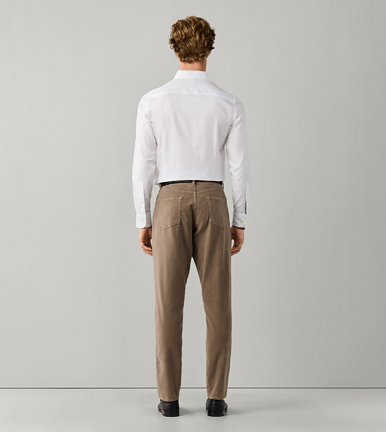 Solid Slim Fit Chinos