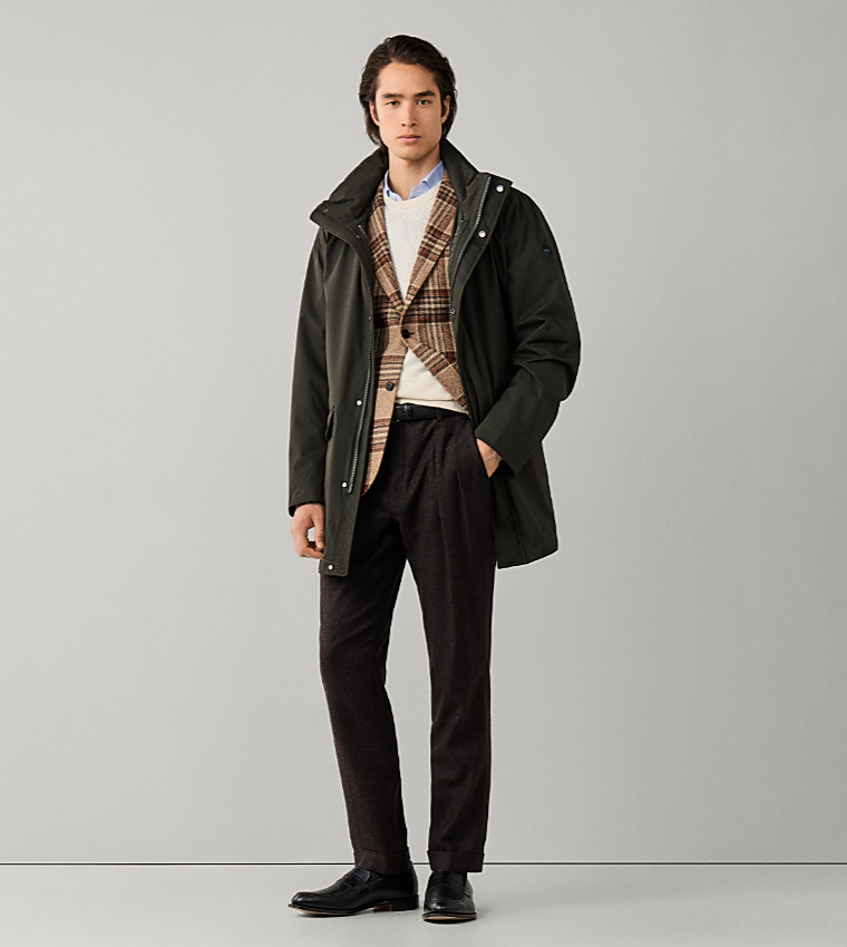 Solid Tapered Fit Formal Pants