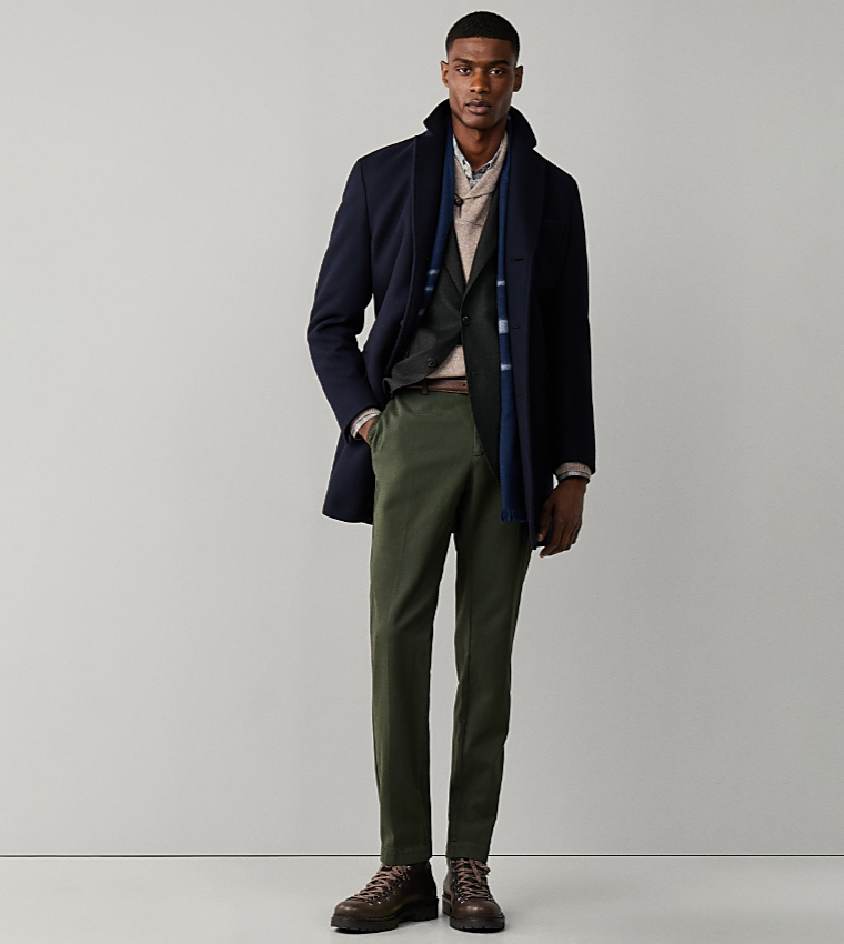 Solid Slim Fit Chinos
