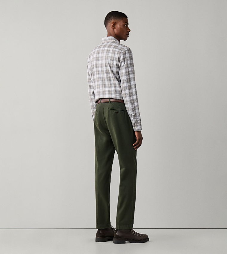 Solid Slim Fit Chinos
