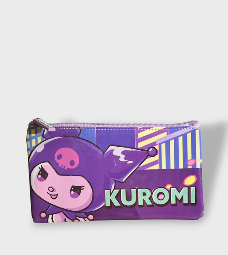 Kuromi Themed 5-Piece 18" Trolley School Bag Set