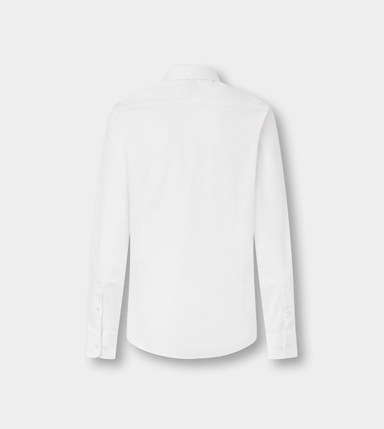 هاكيت  أكمام طويلة  - أبيض Long Sleeves