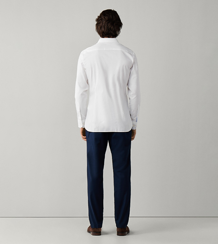 هاكيت  أكمام طويلة  - أبيض Long Sleeves