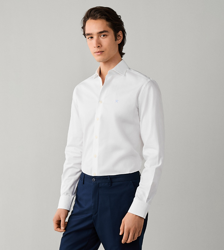 هاكيت  أكمام طويلة  - أبيض Long Sleeves